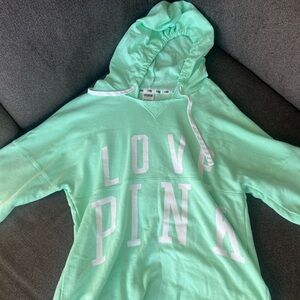 Victoria's Secret Mint Green Hoodie